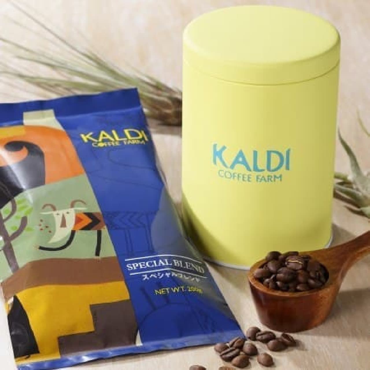 KALDI Coffee Farm "Special Blend & Canister Can Set"