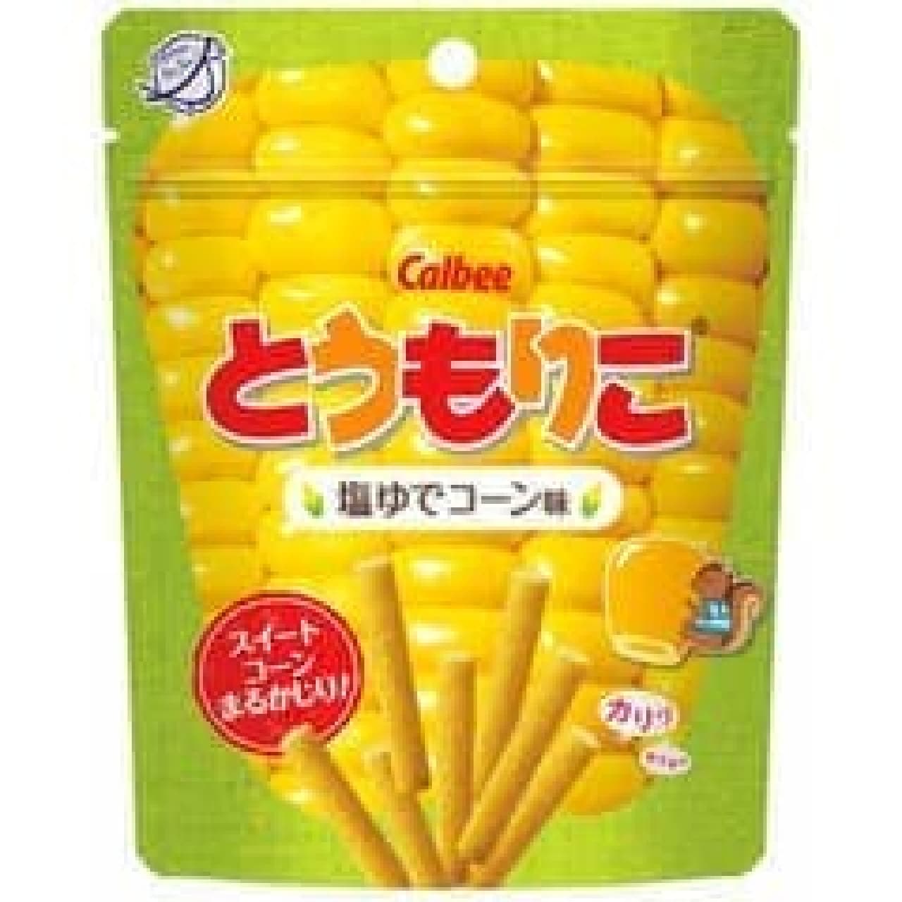 Calbee "Tomoriko salt boiled corn flavor"