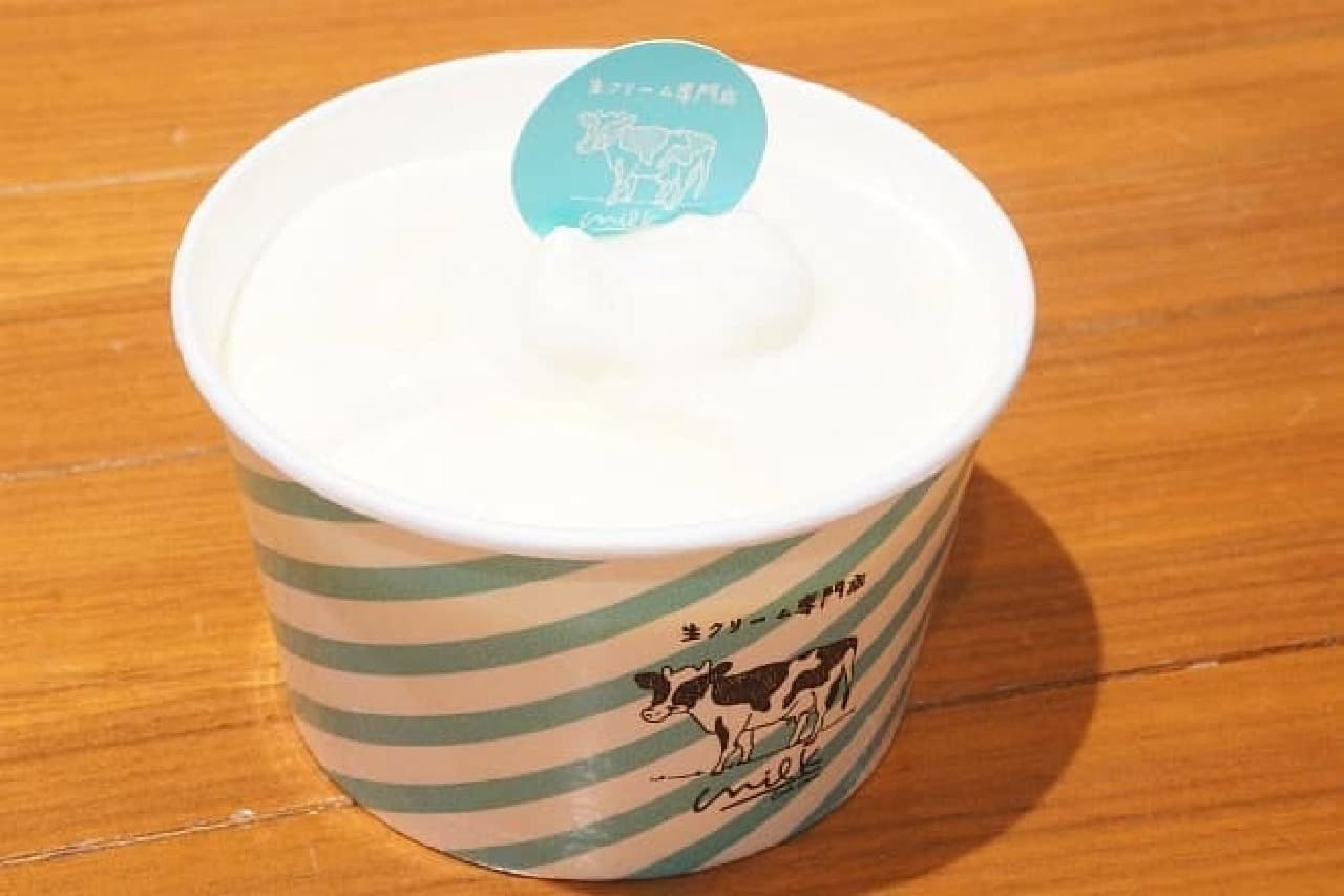 生クリーム専門店ミルク「ミルキークリームのふわとろシフォンケーキ」