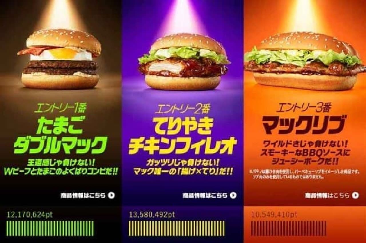 McDonald's "Eat and vote! Regular competition audition of your choice"