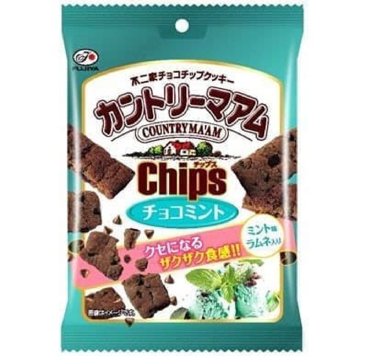 Fujiya's "Country Ma'am Chips (Chocolate Mint)"