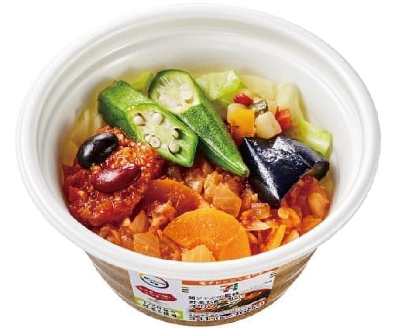 7-ELEVEN "Let's eat vegetables supervised by Kanjani Eight! Chili soup"