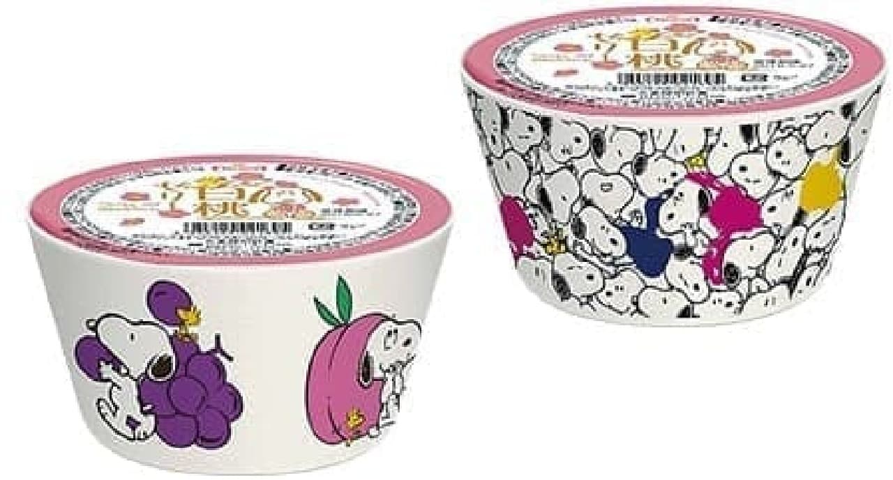 Lawson Limited "Snoopy Serial Bowl & White Peach Jelly 400g"
