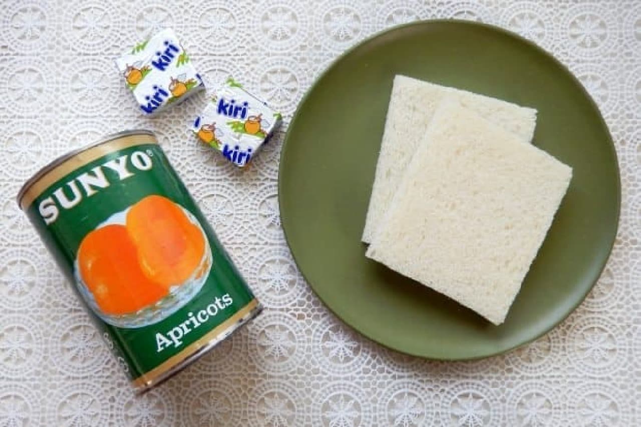 Arrangement recipe using "kiri cream cheese"