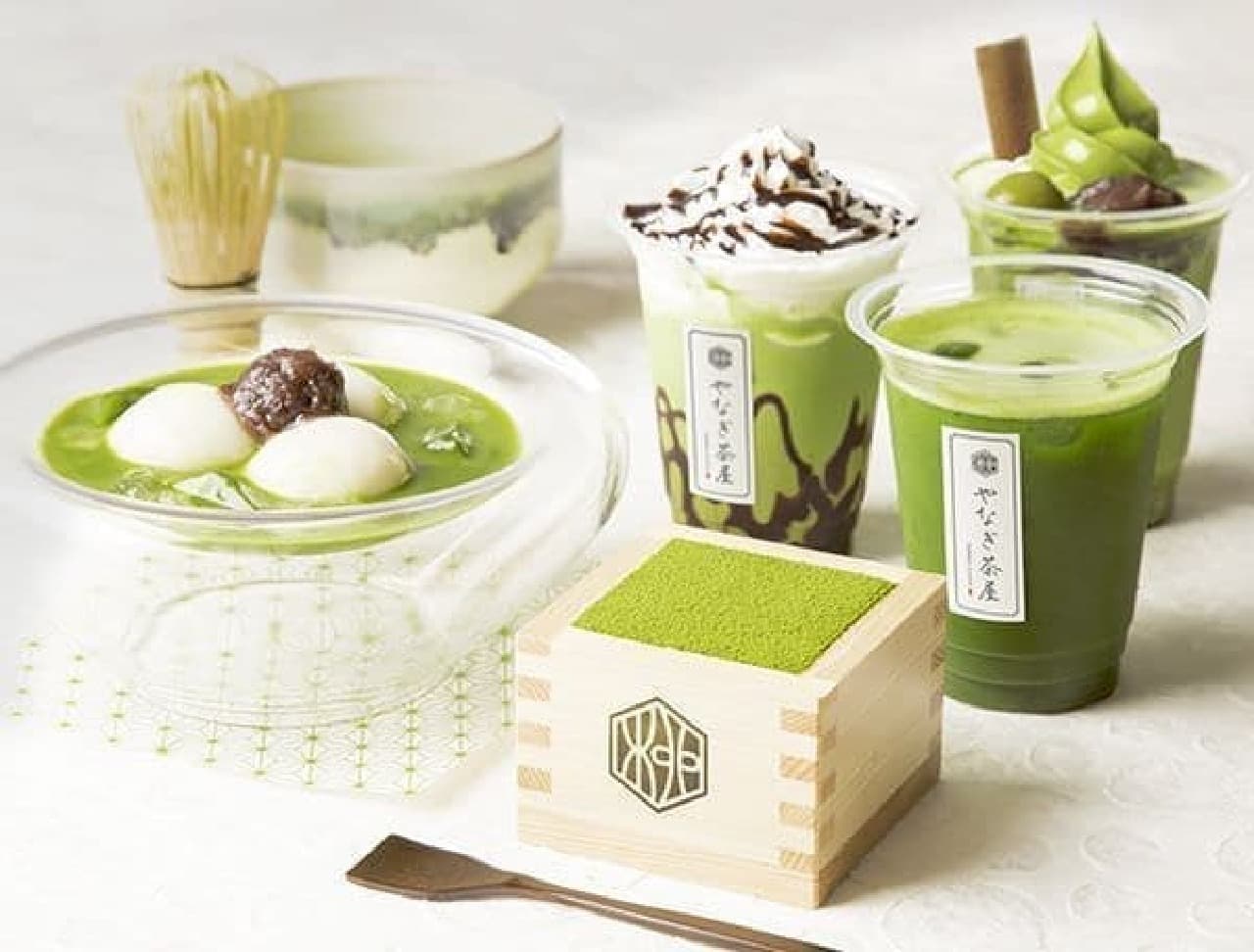 Yanagi Chaya Asakusa Shin-Nakamise Dori, a Japanese-style cafe where you can enjoy matcha green tea sweets