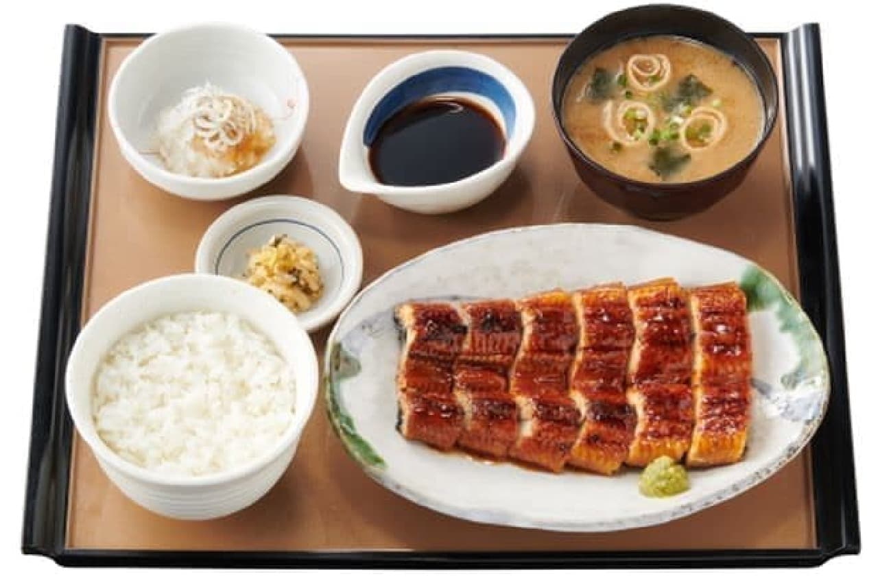 Yayoiken "Special eel kabayaki set meal"
