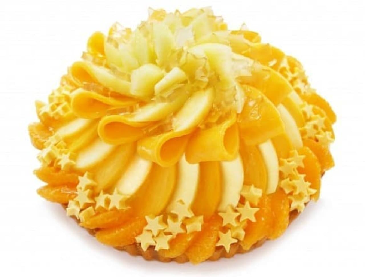 カフェコムサ「彦星～メロンとマンゴーのケーキ～」