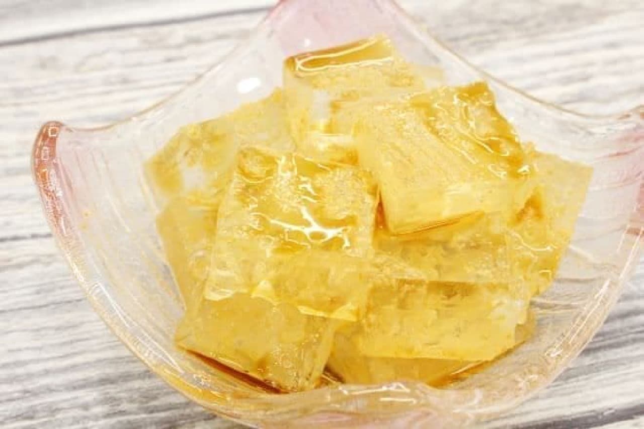 "Warabimochi-style jelly" made from gelatin