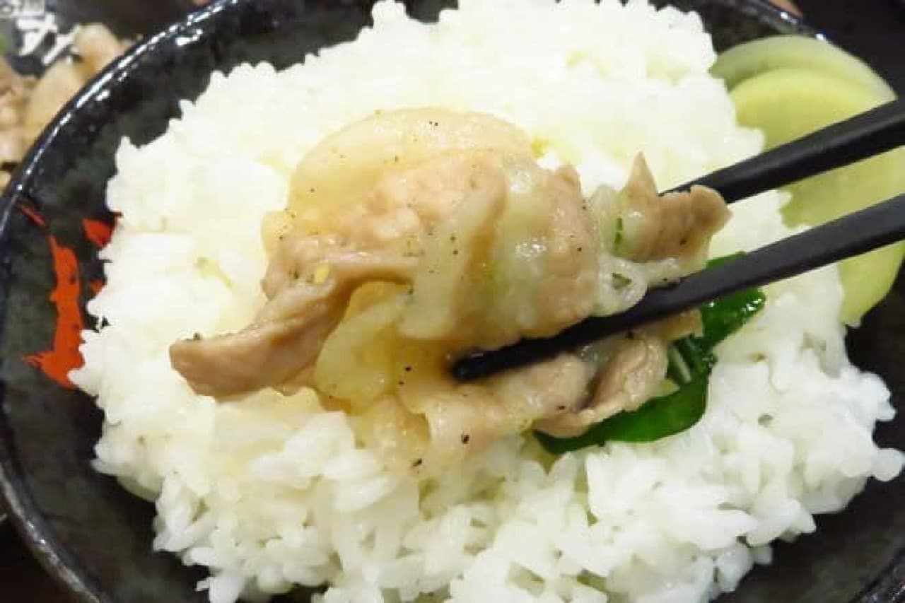 Sutadon "Salt Sutamina Rice (with tororo)"