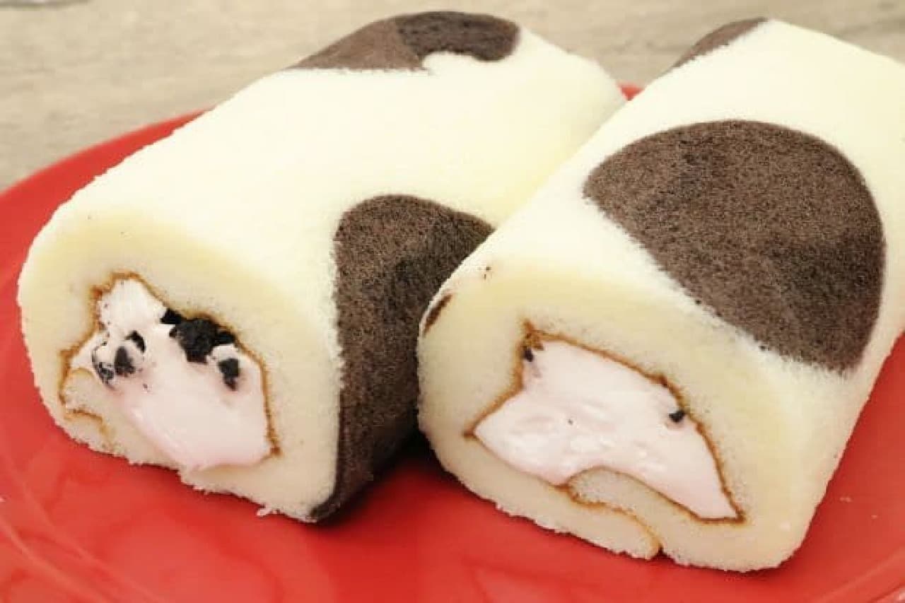 Lawson "Mini Mochi Texture Roll (Cream with Cookies)"