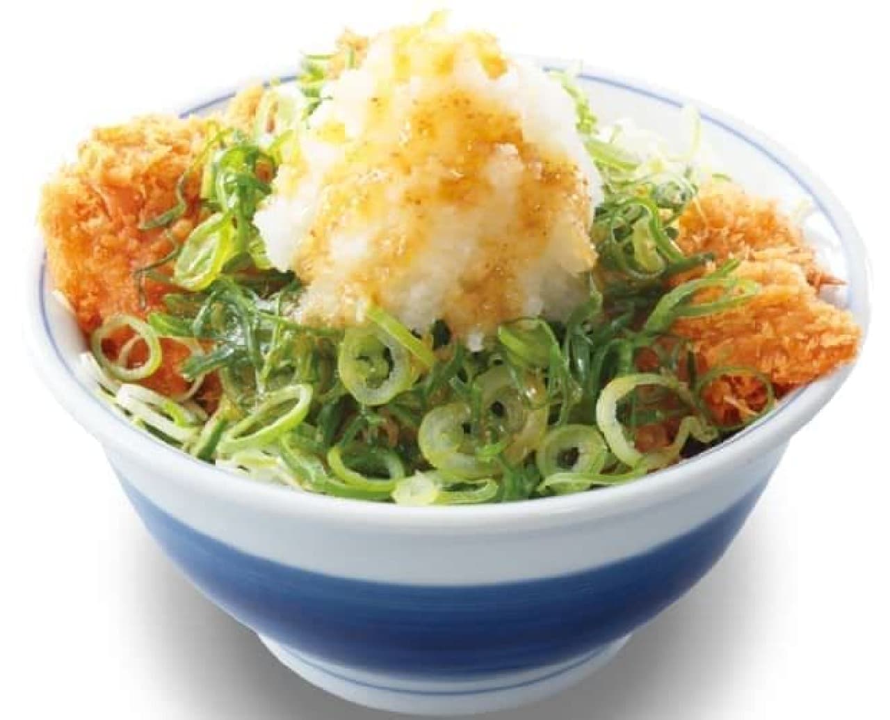 Katsuya "Grated chicken cutlet bowl with spicy yuzu pepper"