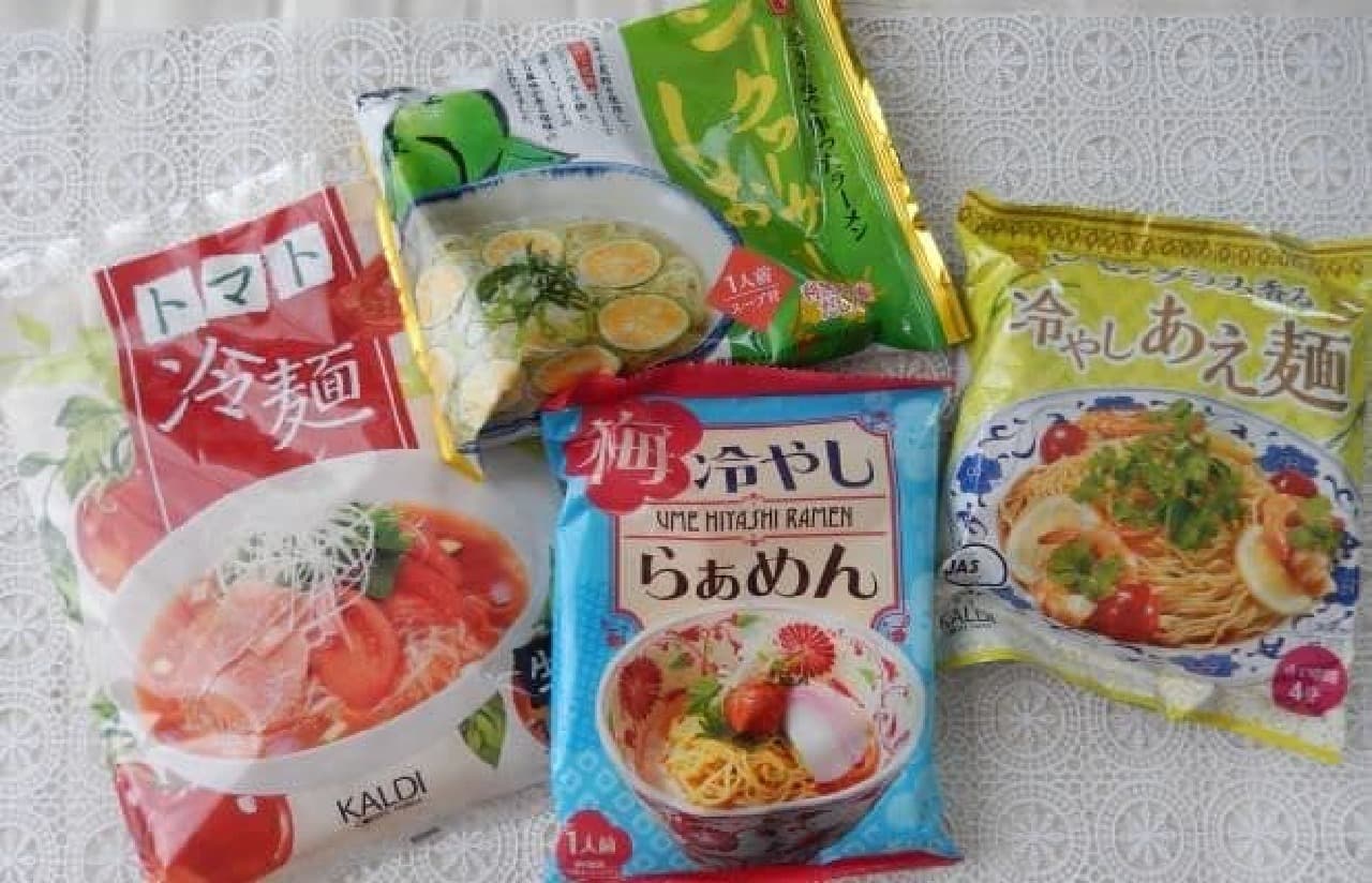 4 "cool noodles" you can buy at KALDI