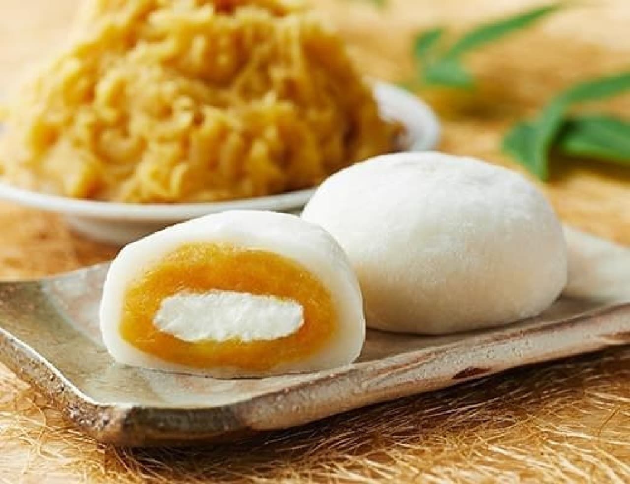 Lawson "Pure fresh cream Daifuku of Anno potatoes from Kagoshima prefecture"