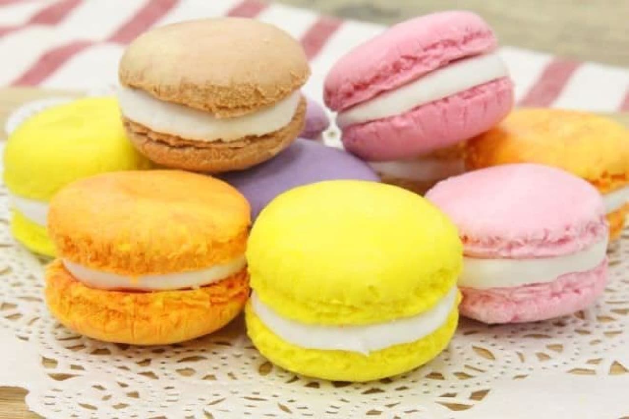 Fake sweets "macaroons" made from clay