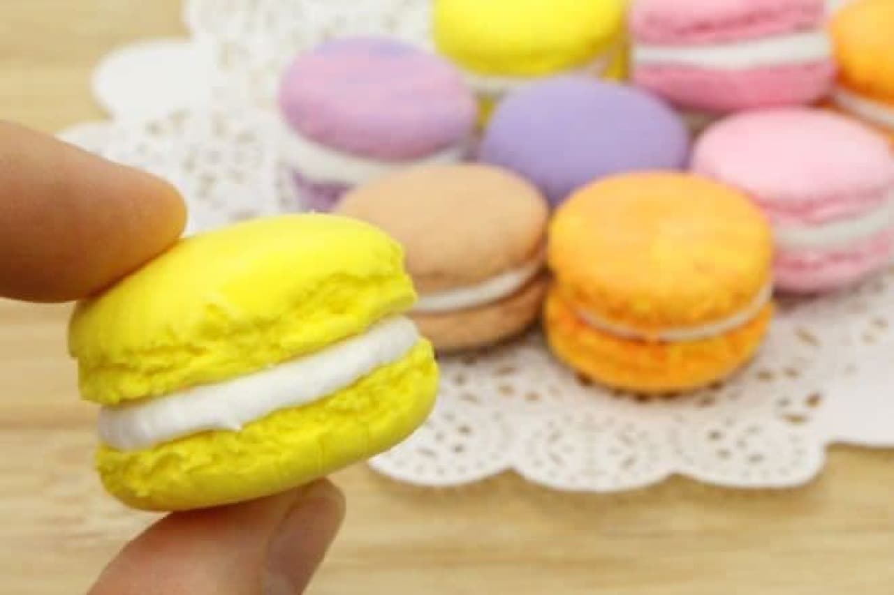Fake sweets "macaroons" made from clay