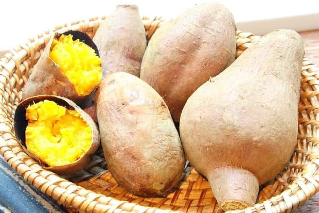Sweet potato and roasted sweet potato