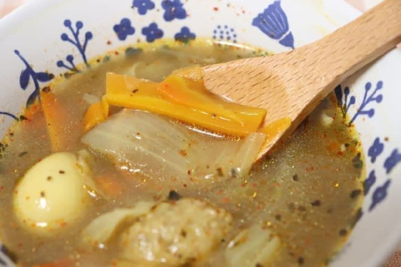 Meiji "Magic Spice Soup Curry Special Menu"