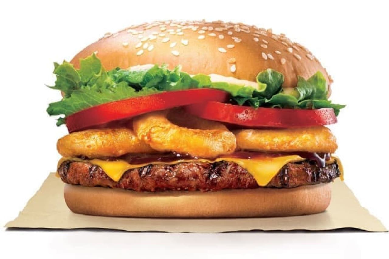 Burger King's "Onion Ring & Cheese WHOPPER"