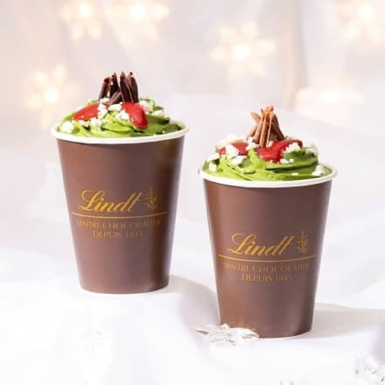 Linz Chocolat Cafe "Lintz Matcha Hot Chocolate Drink"