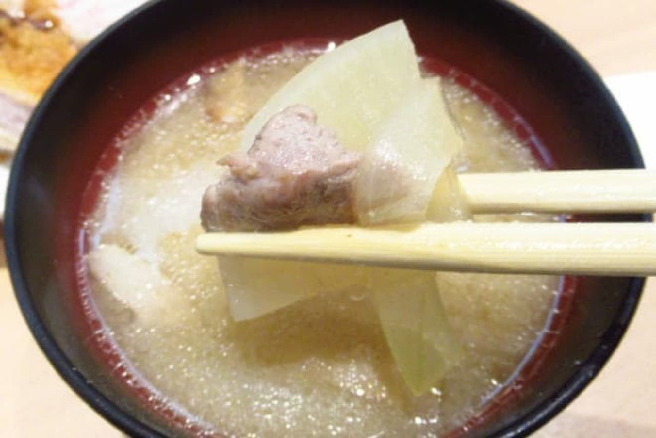 Tonkatsu Kogane's "pork soup"
