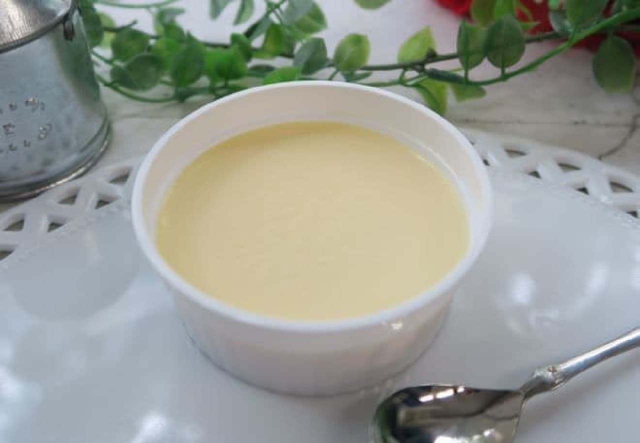 "Custard cheese pudding" using kiri cream cheese