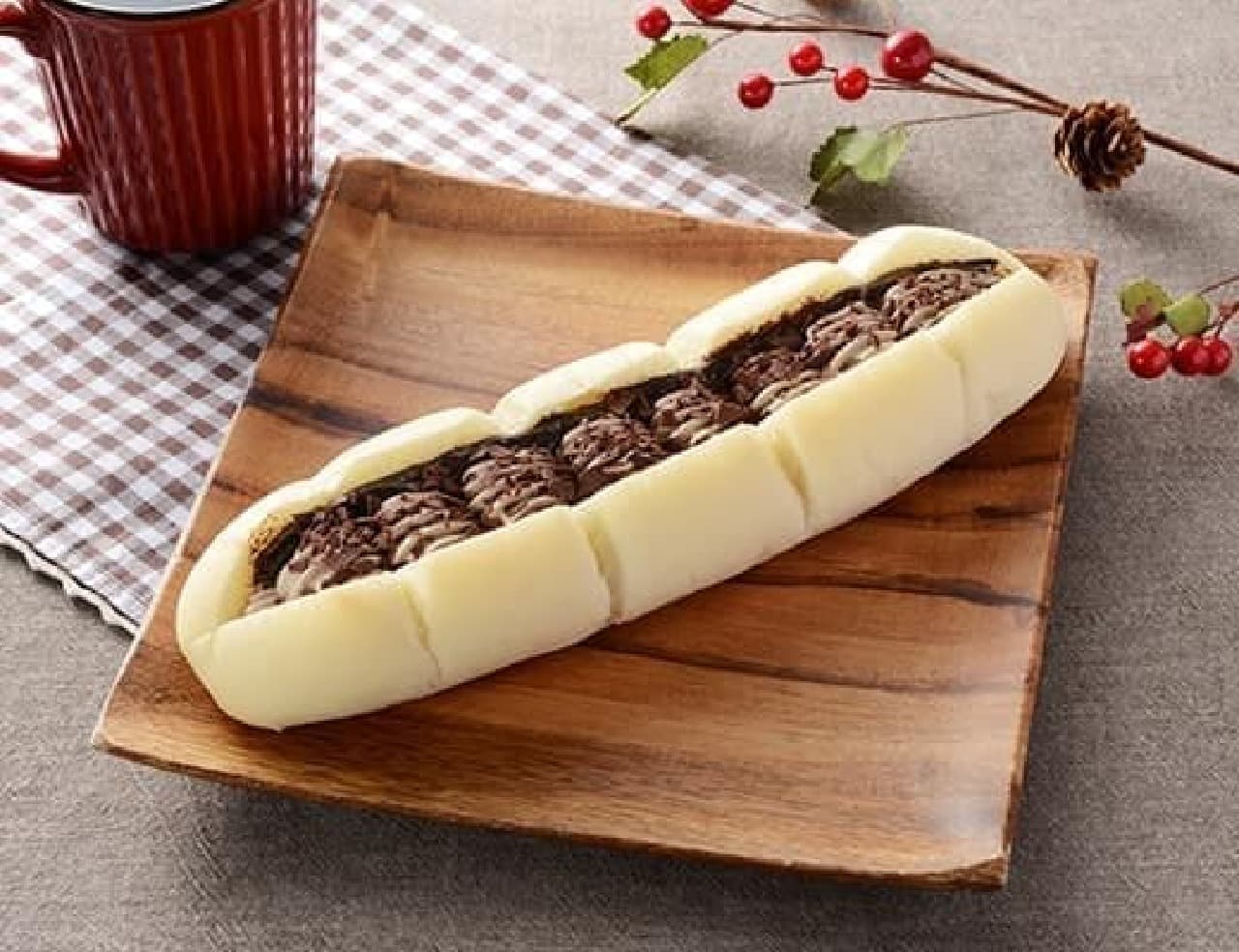 Lawson "Belgian chocolate whipped roll"