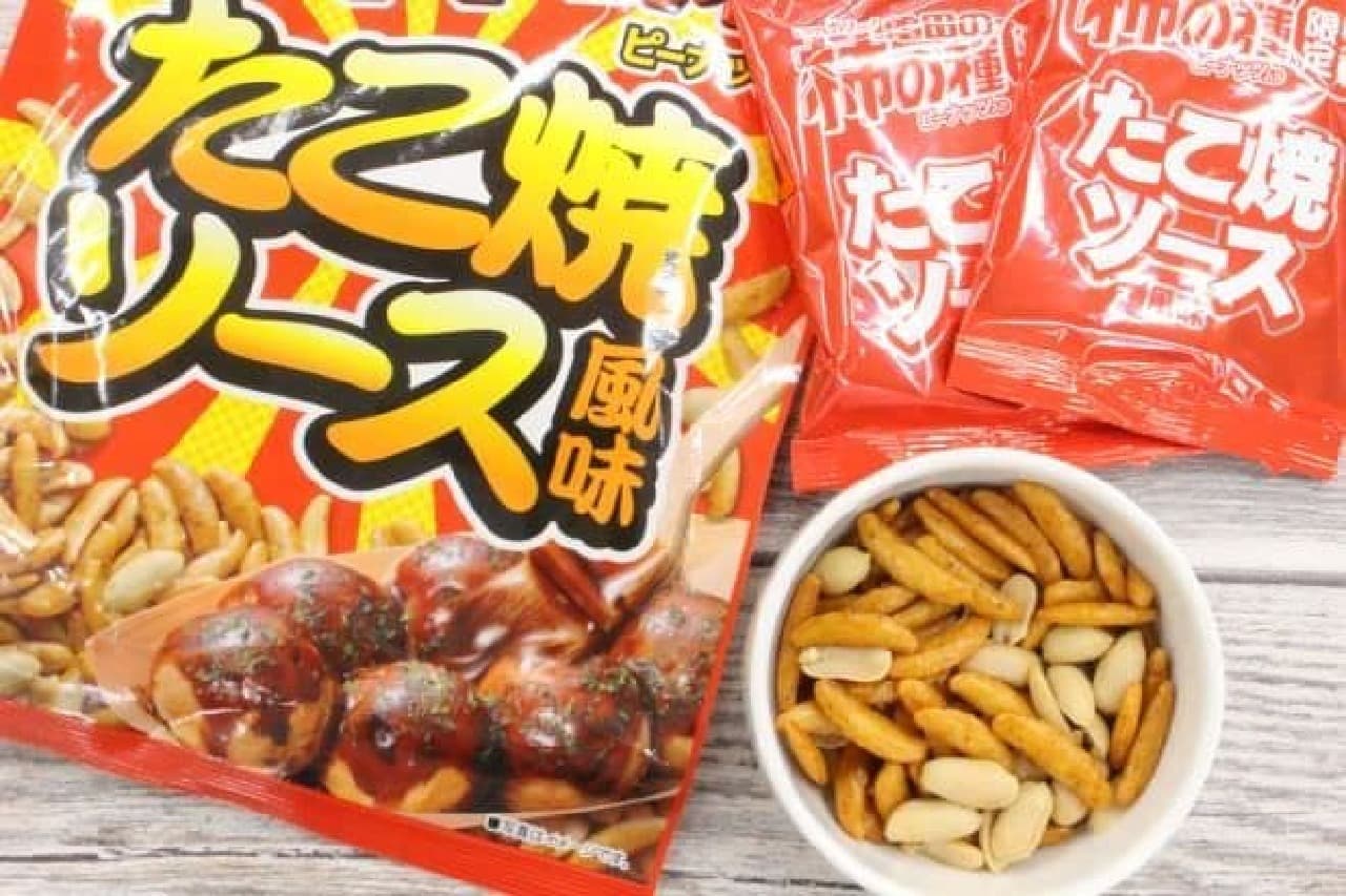 関西限定「亀田の柿の種 たこ焼ソース風味」