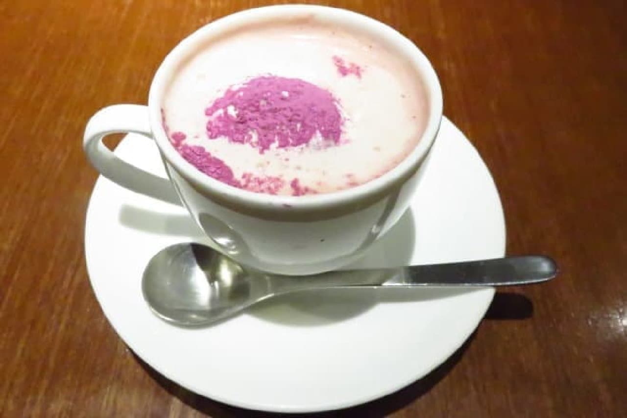 上島珈琲「紫芋のミルク珈琲」