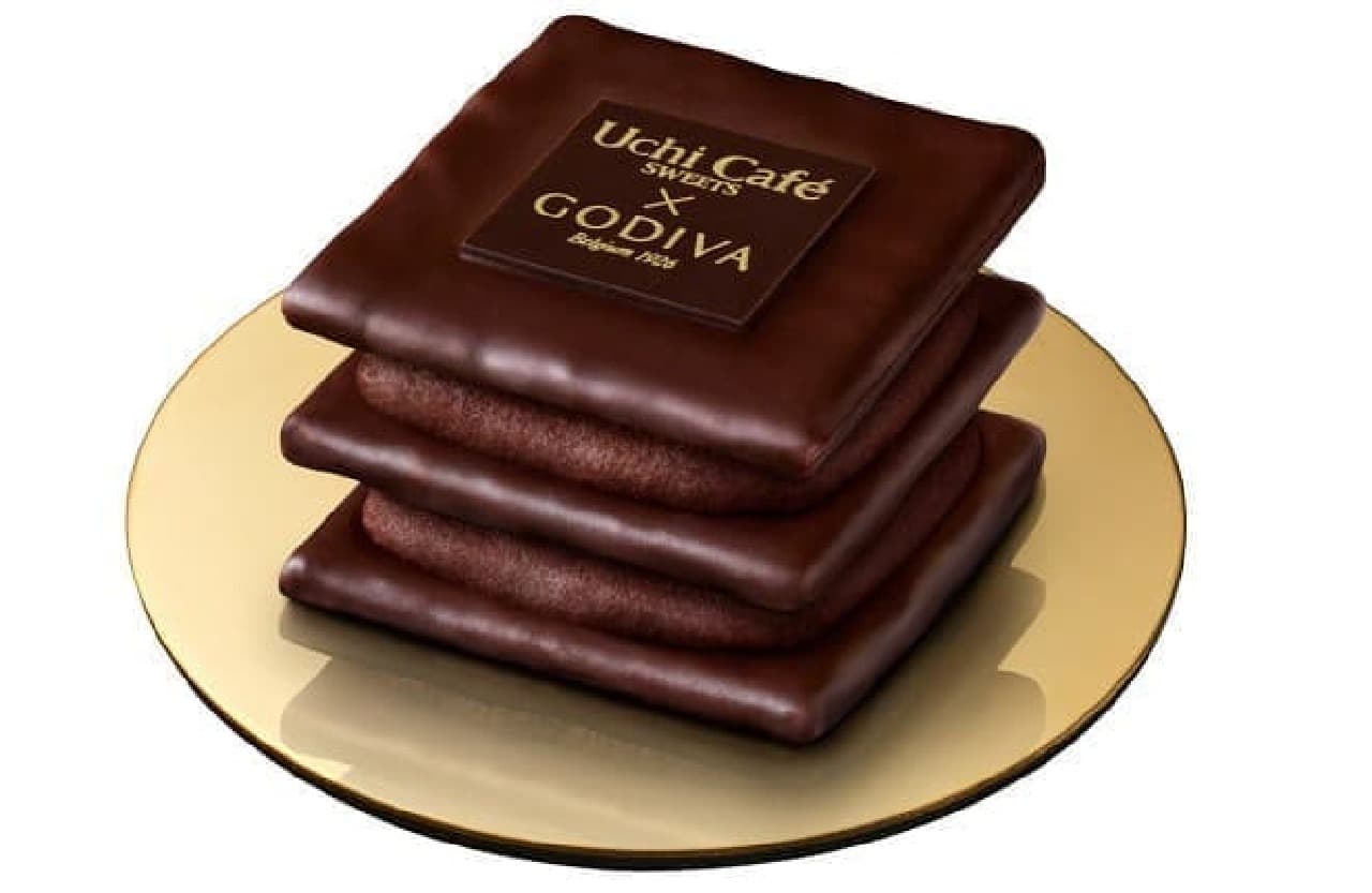 Lawson "Uchi Cafe x GODIVA Chocolat Millefeuille"