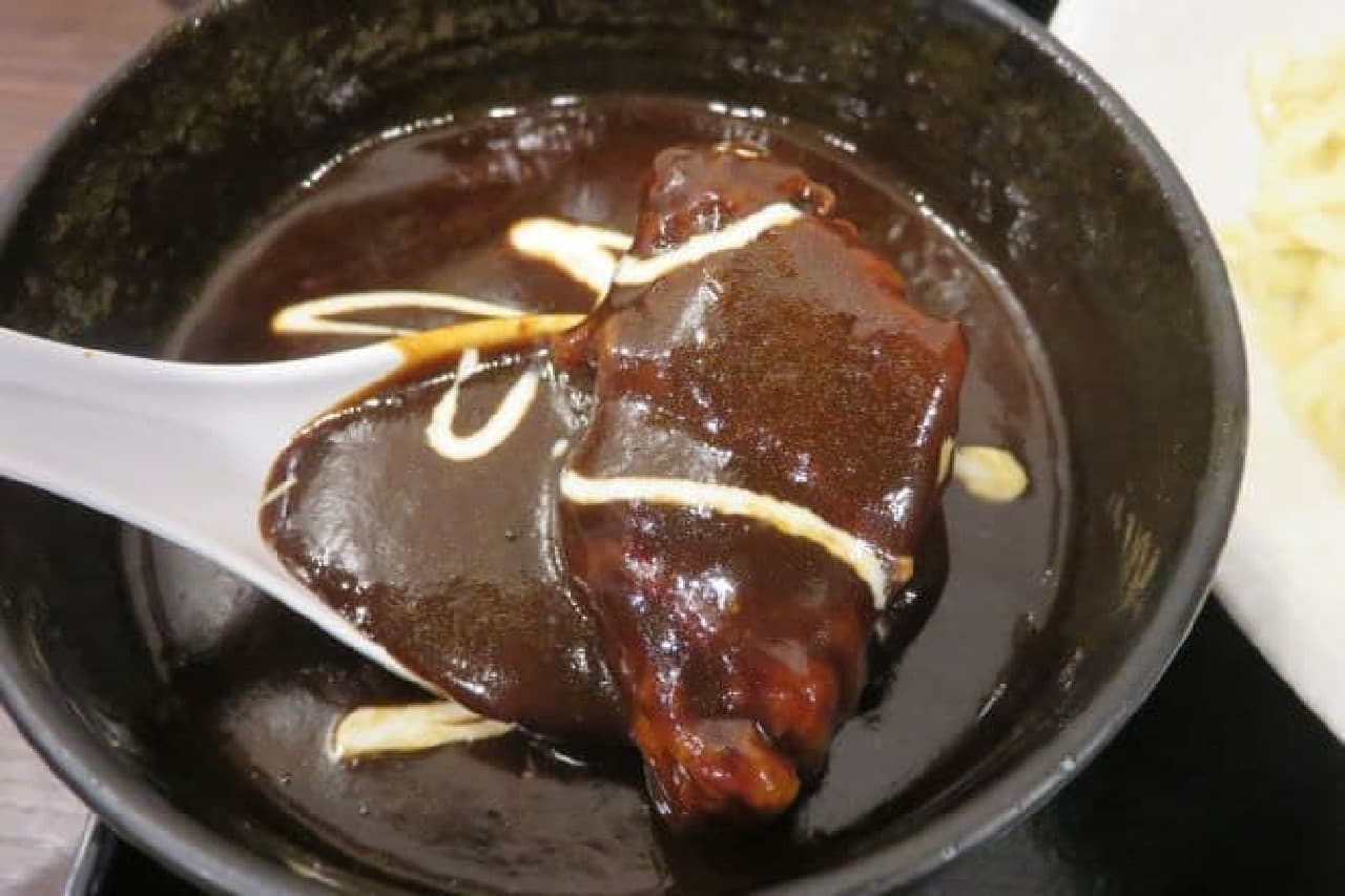 Mitsuyado noodles "rich beef stew tsukemen"