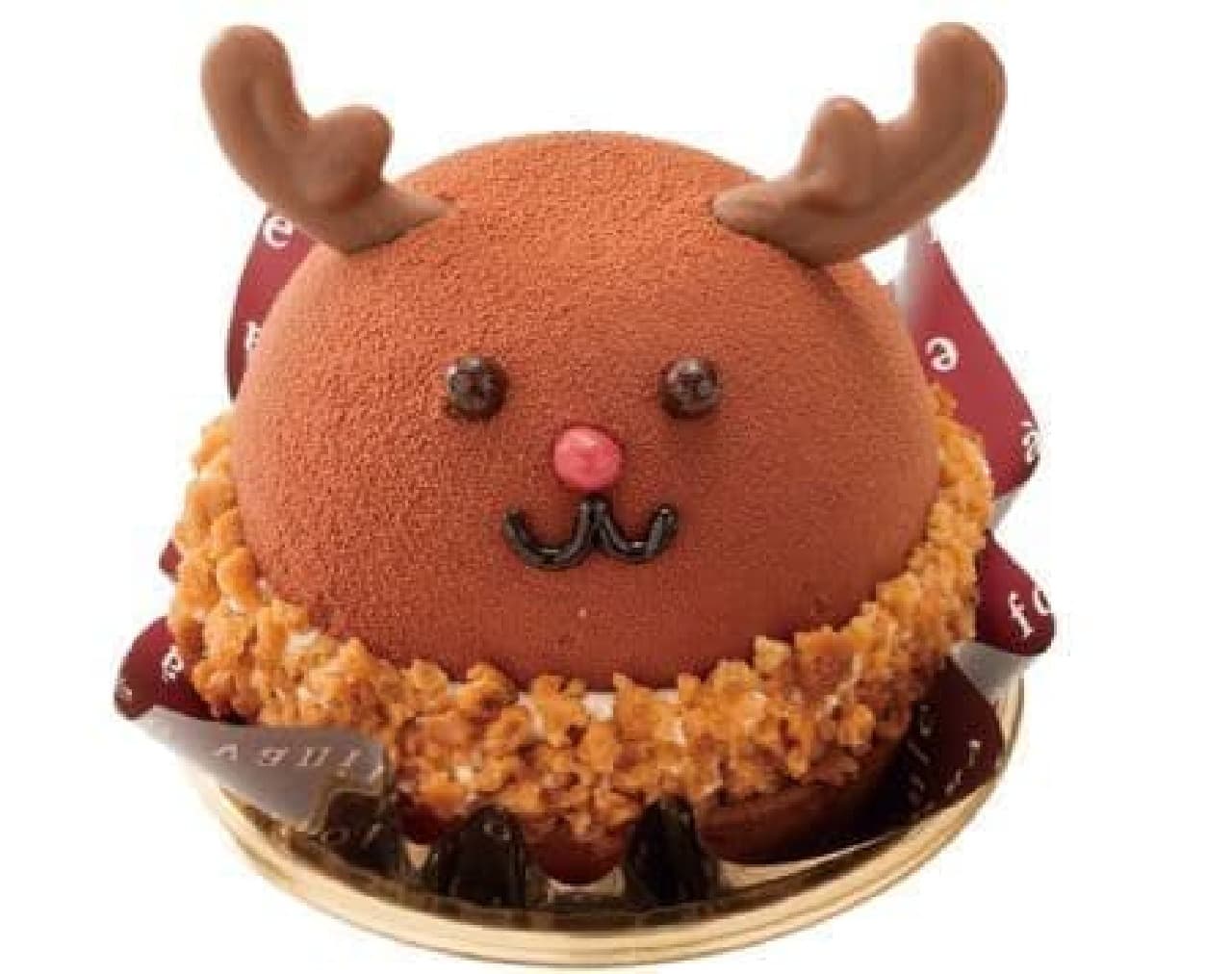 Chateraise "Xmas bright red reindeer"