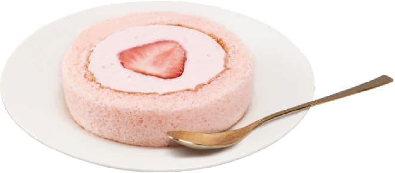 Ministop "Strawberry Roll Cake Ice"