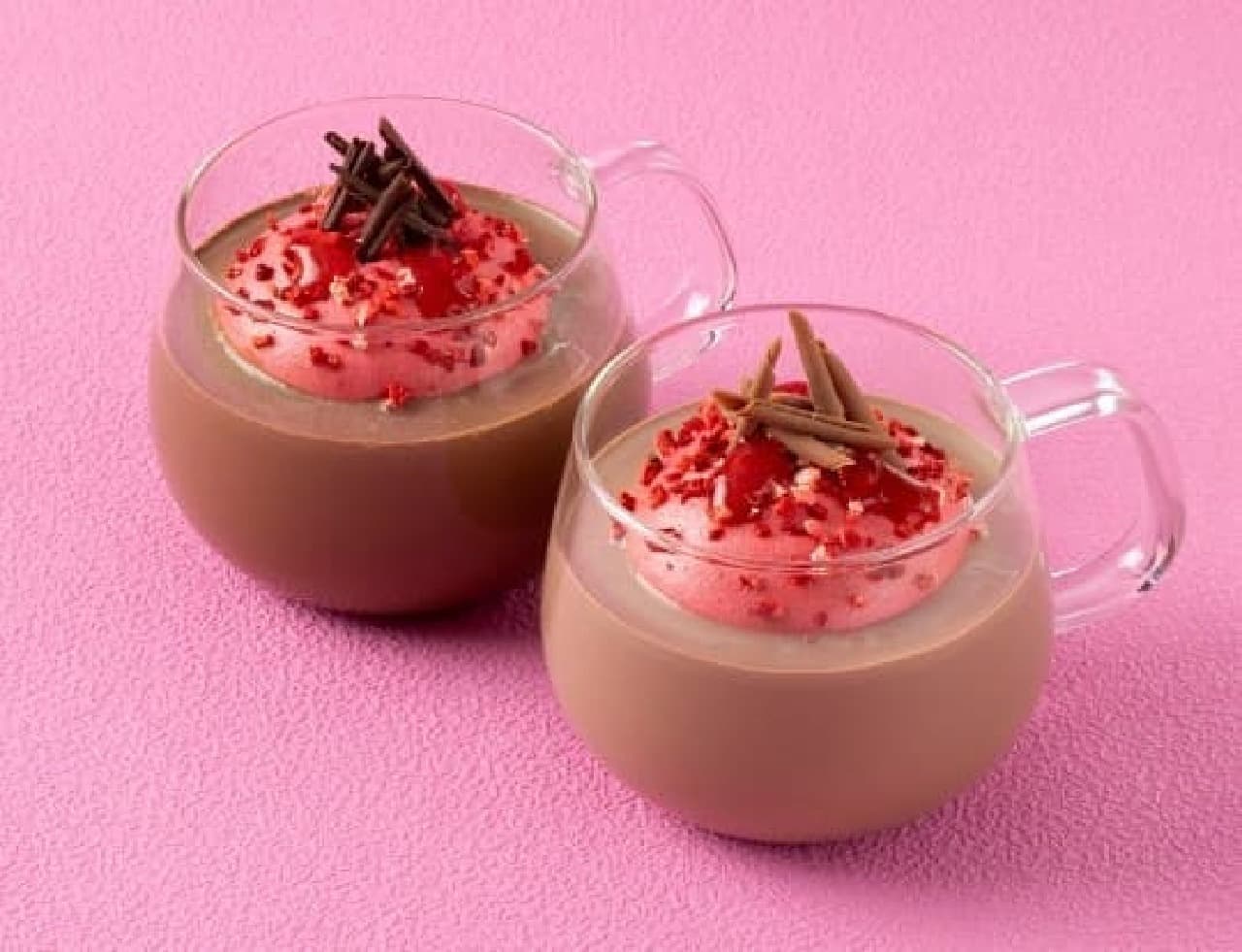 Linz Strawberry Marshmallow Hot Chocolate Drink