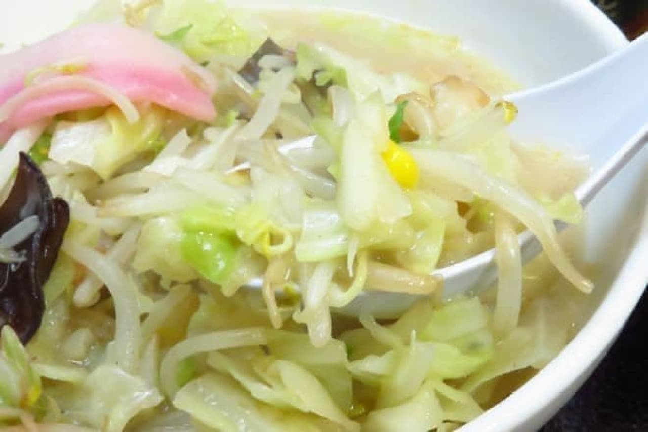 長崎ちゃんぽん リンガーハットの「野菜たっぷり食べるスープ」