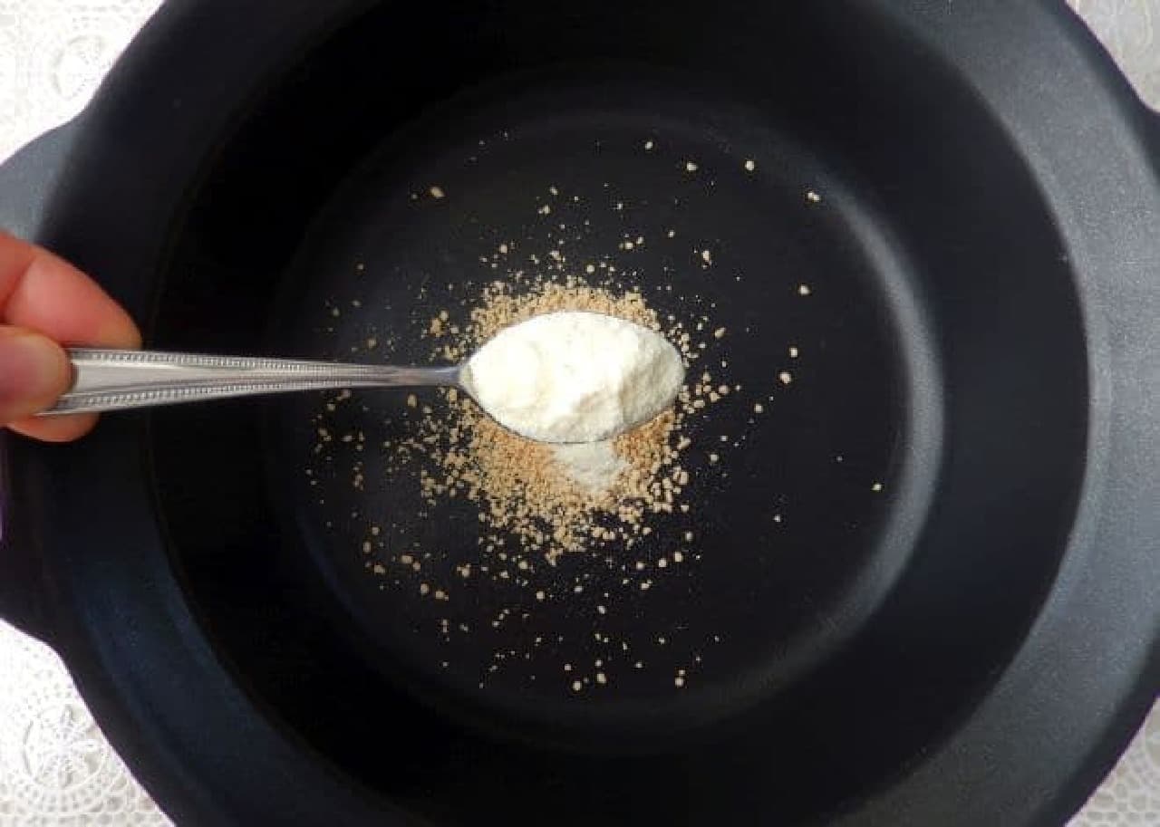 クリープで作る「濃厚クリープ白湯鍋」