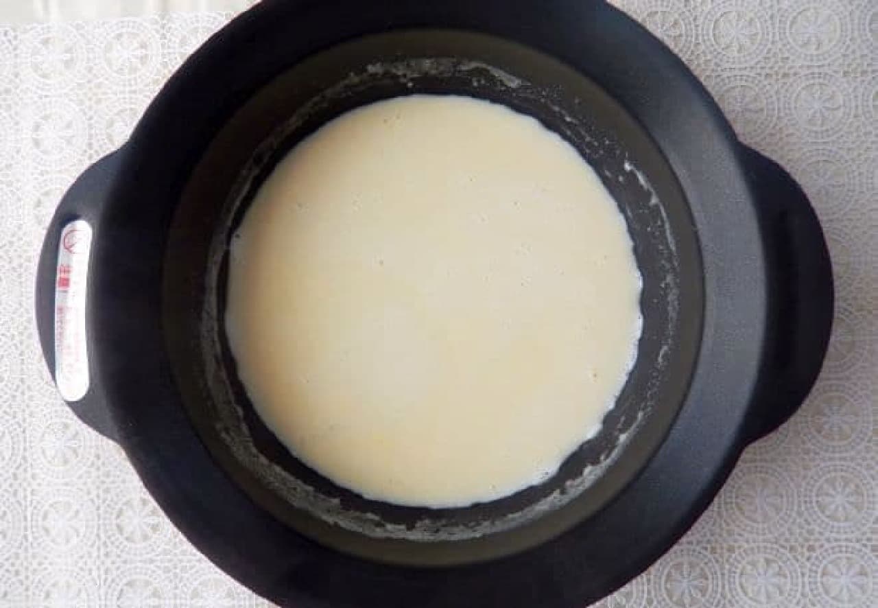 クリープで作る「濃厚クリープ白湯鍋」