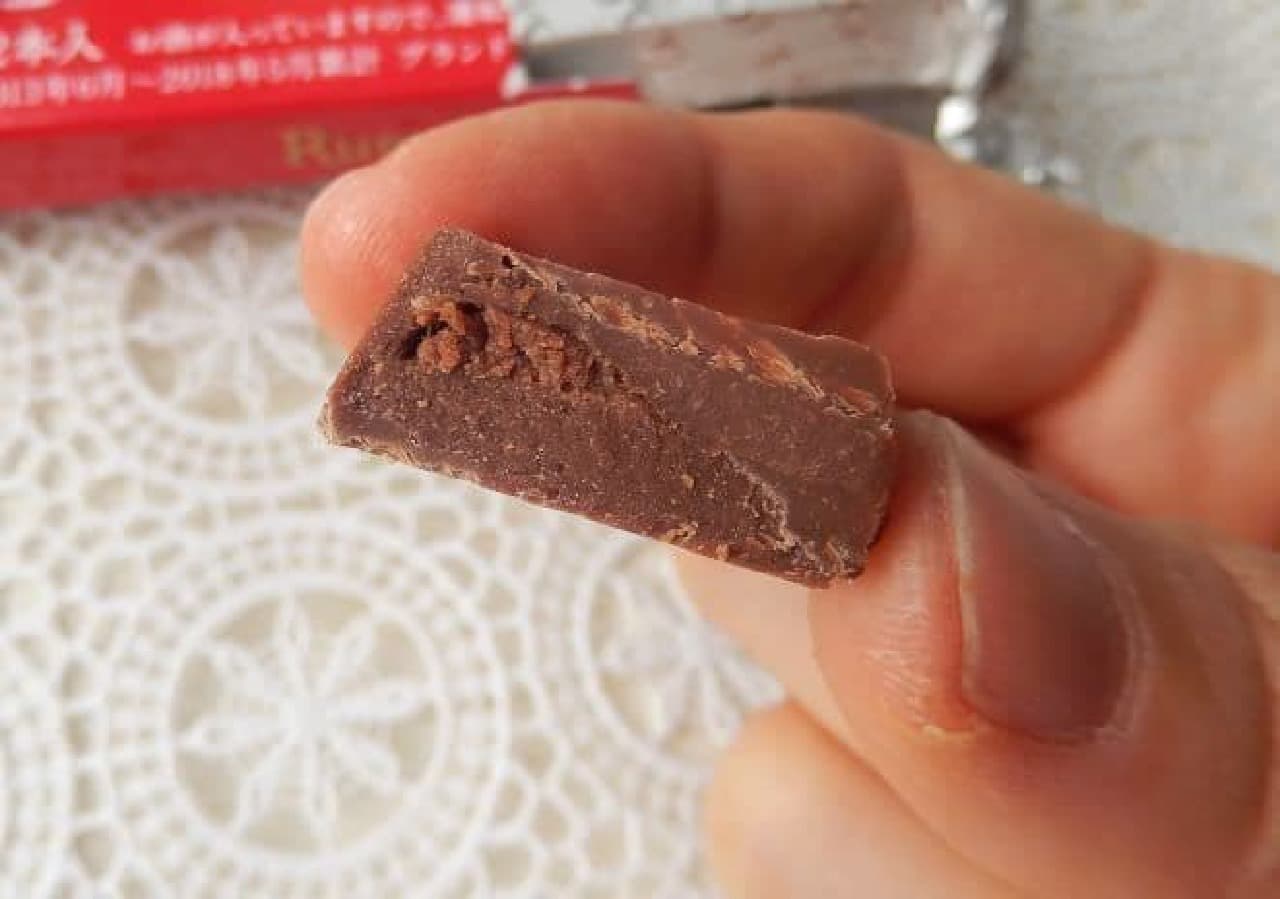 Comparing four types of Lotte's Western-style chocolate series