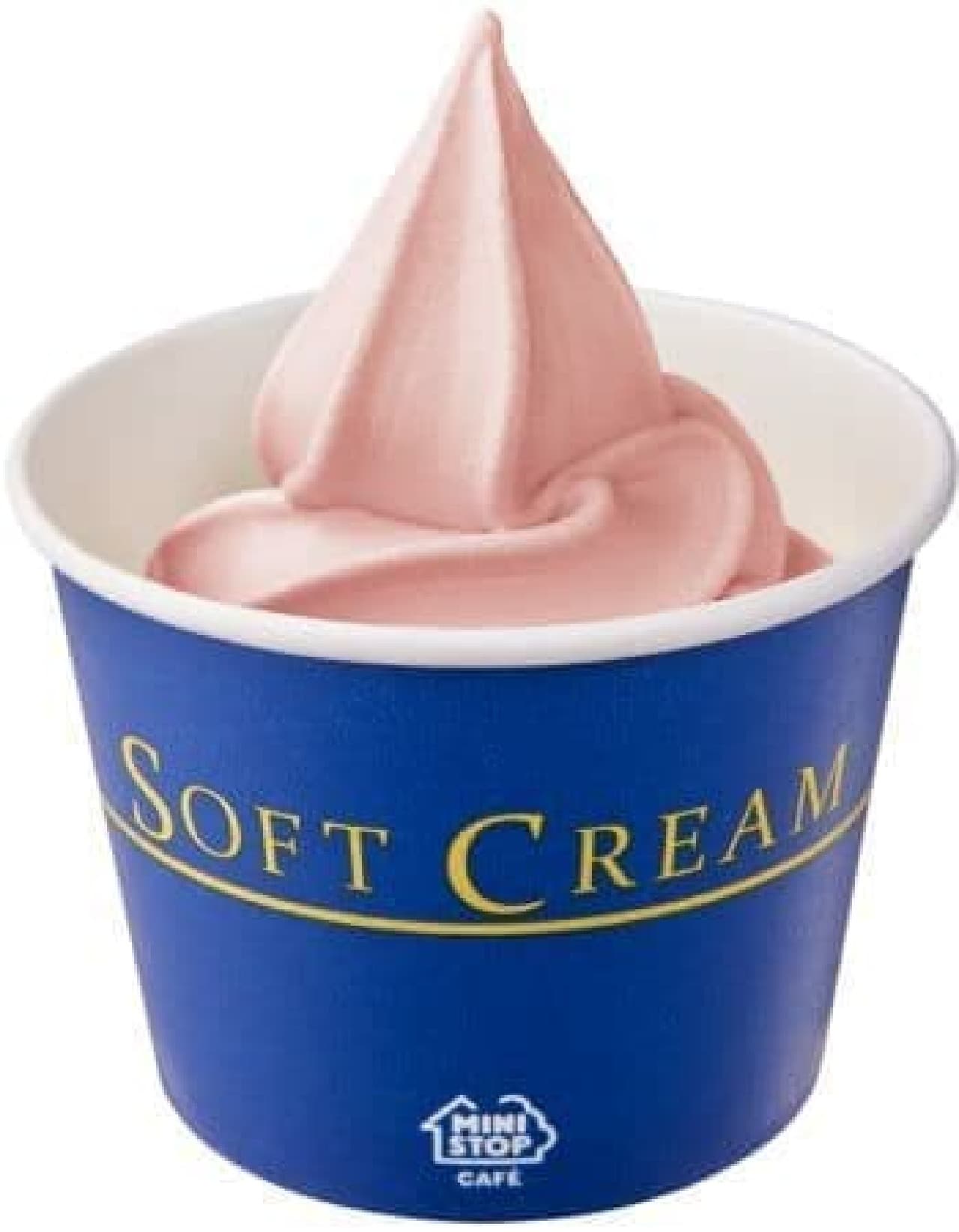 Ministop "Yogurt Soft (Strawberry)"