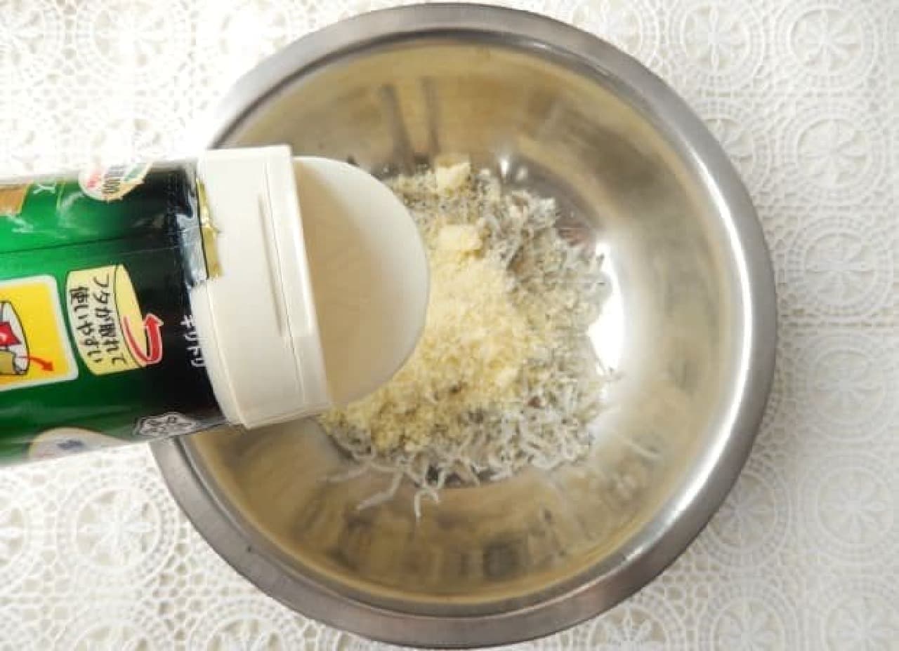 Recipe for "powdered cheese sprinkles