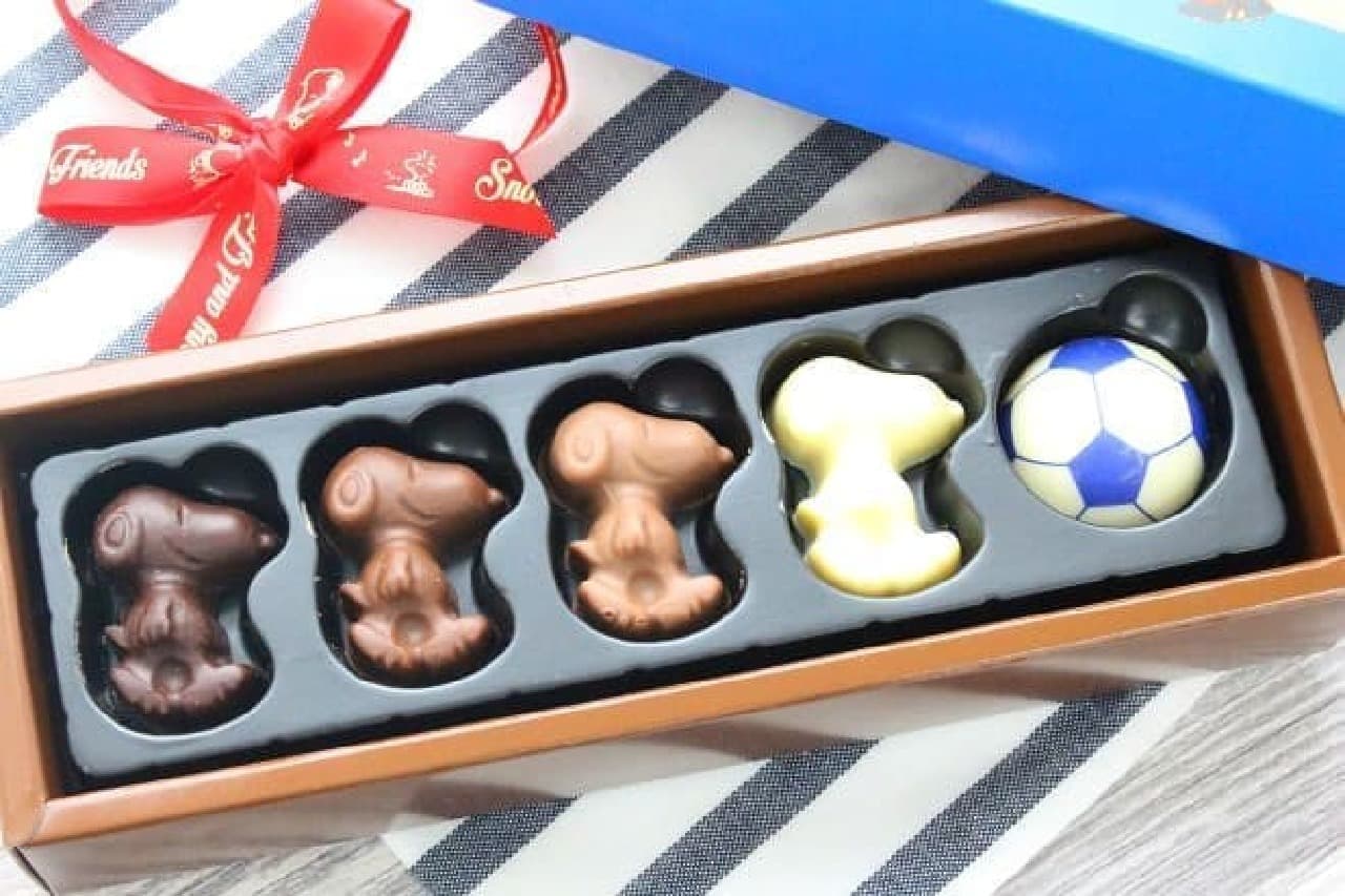 スヌーピー PEANUTS チョコレート サッカーボックス