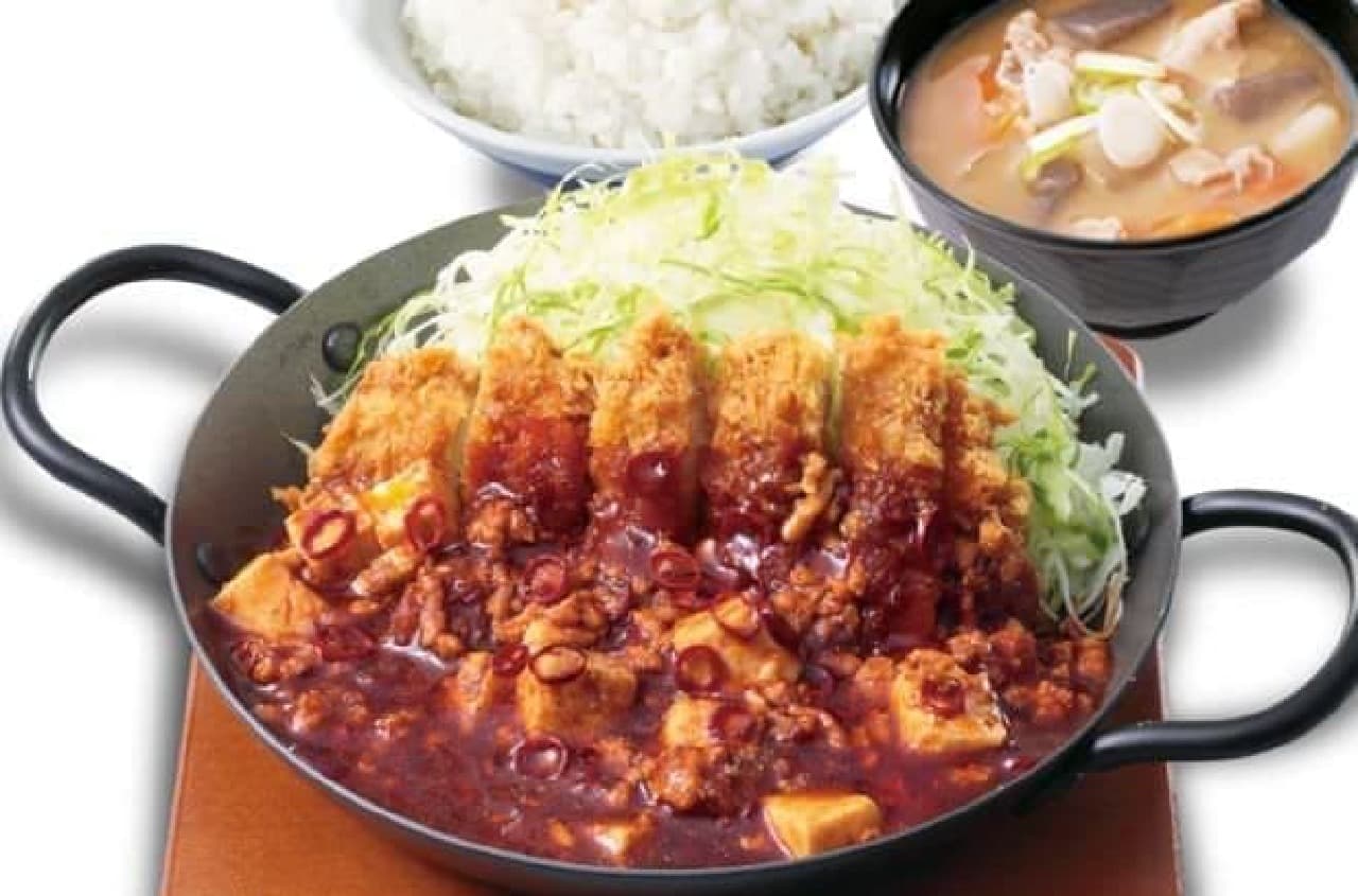 Katsuya "Mapo chicken cutlet set meal"
