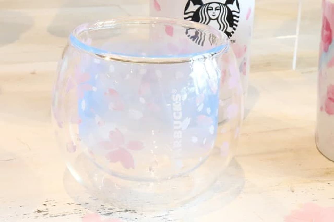 Starbucks "SAKURA 2019 Double Wall Glass Clear Drop 237ml"