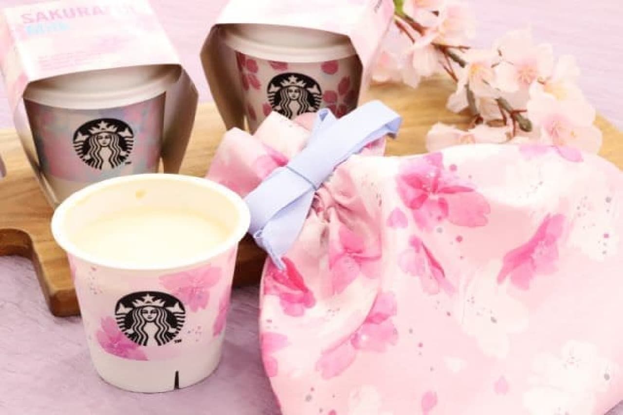 Starbucks "SAKURA FUL milk pudding"