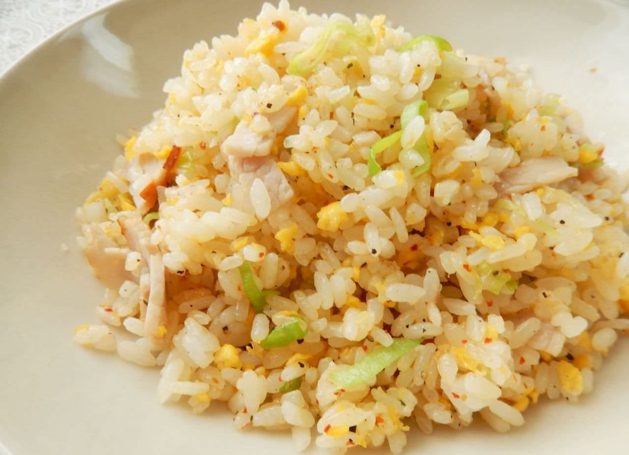 Parapara fried rice with gelatin