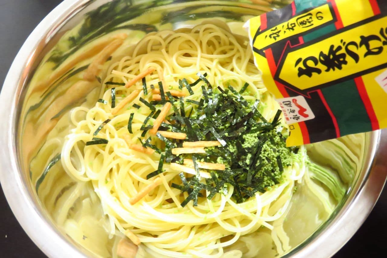Arranged pasta "Making pasta with ochazuke (green tea)