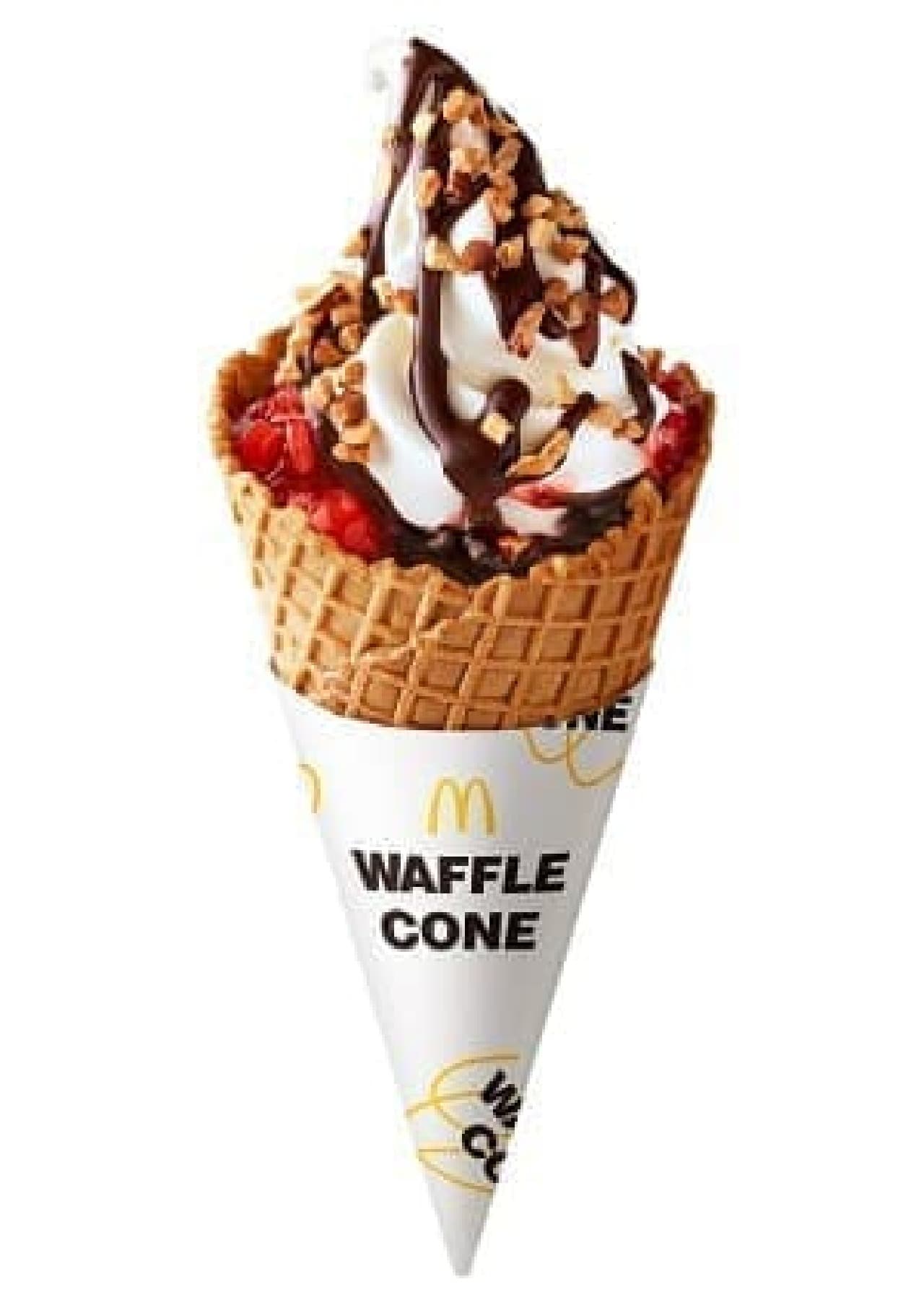 McDonald's new work "Waffle cone all over"