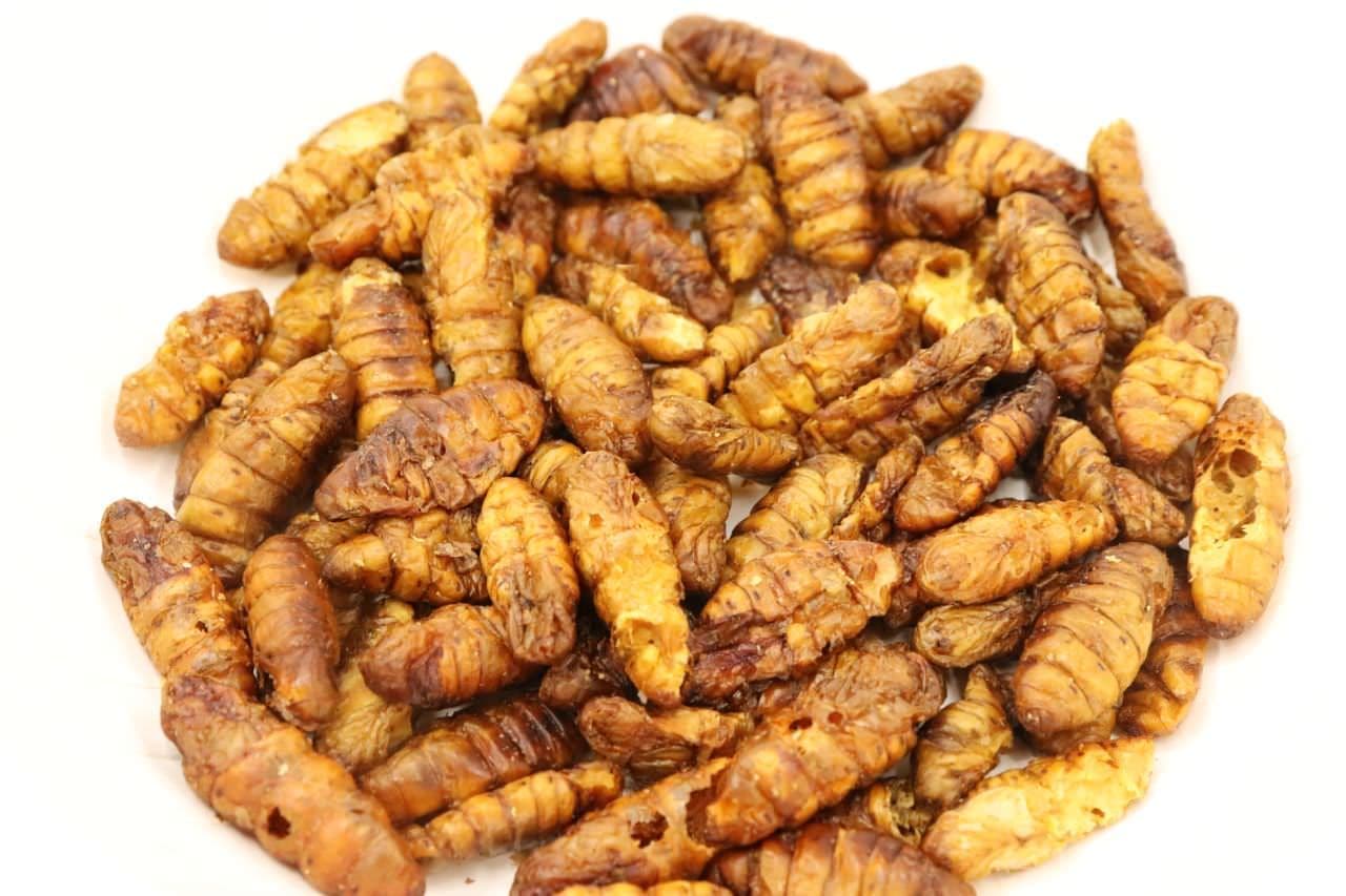 Rice and Circus Takadanese Silk Worm from "Insect Food Vending Machine"