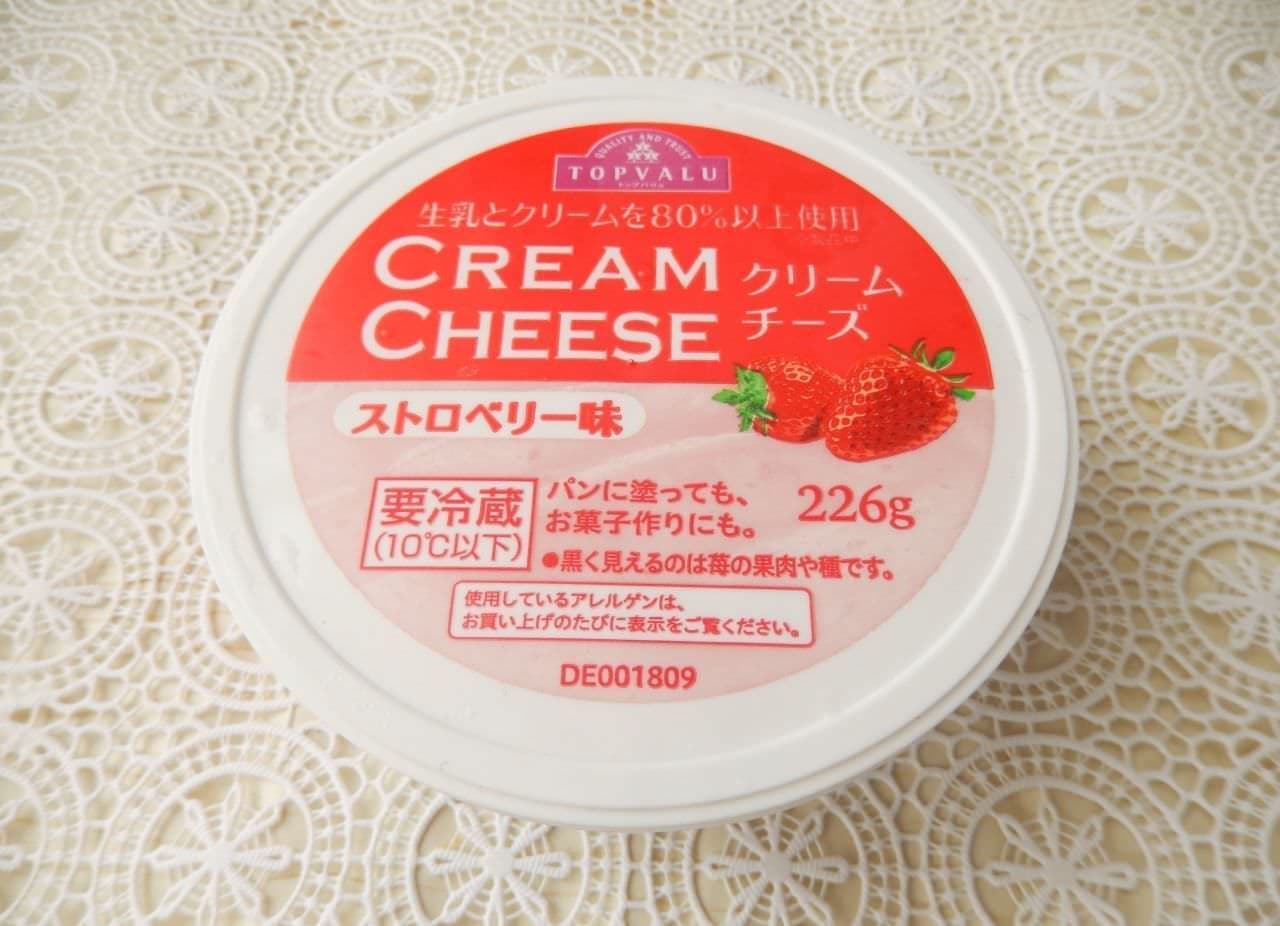イオン トップバリュ「クリームチーズ ストロベリー味」