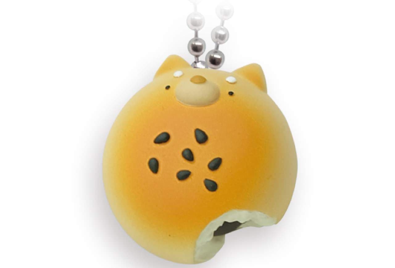 Capsule toy "Shiba Inu Pan Kobo Mascot Ball Chain"