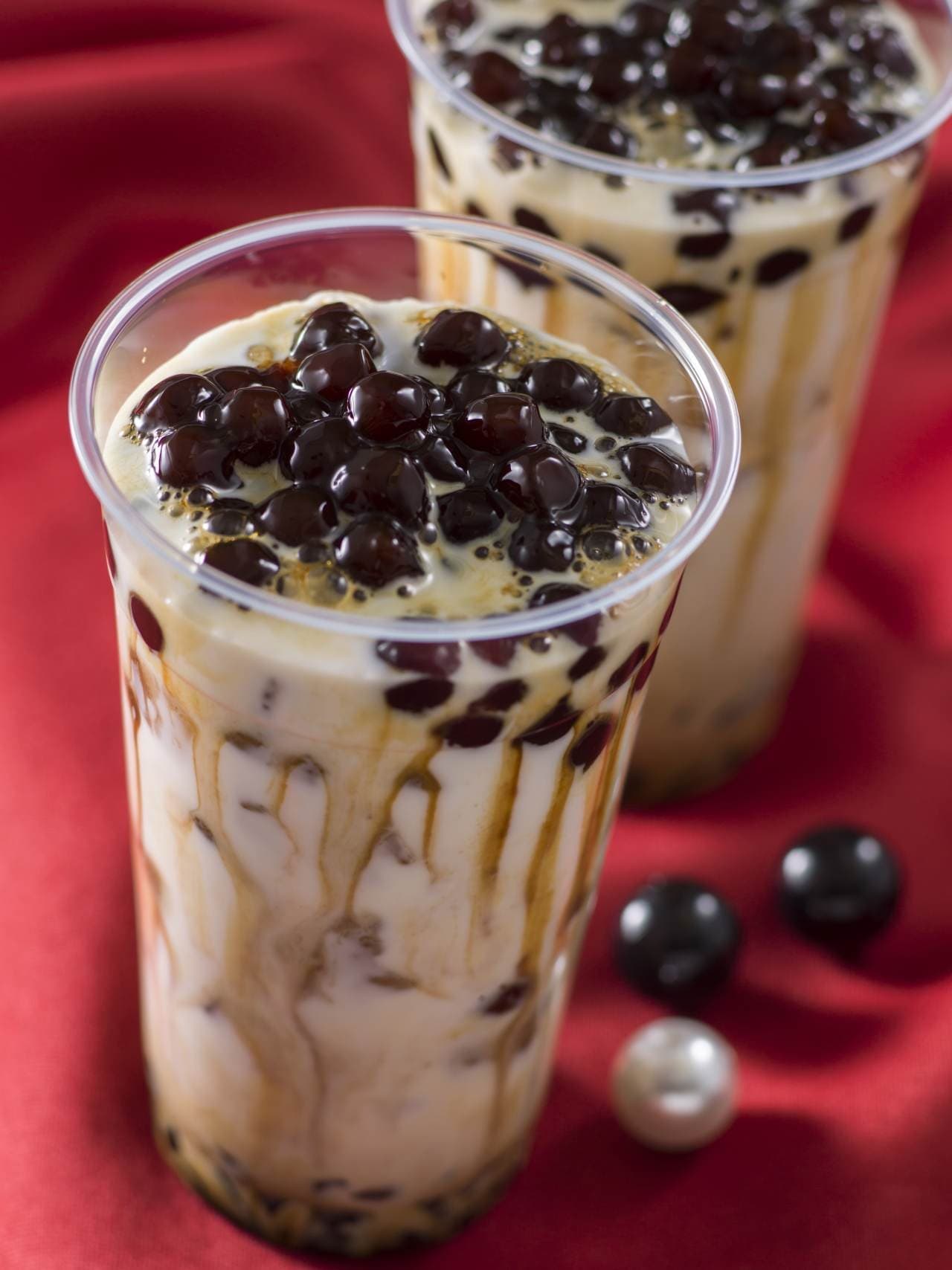 Coffee tapioca with the image of a pirate